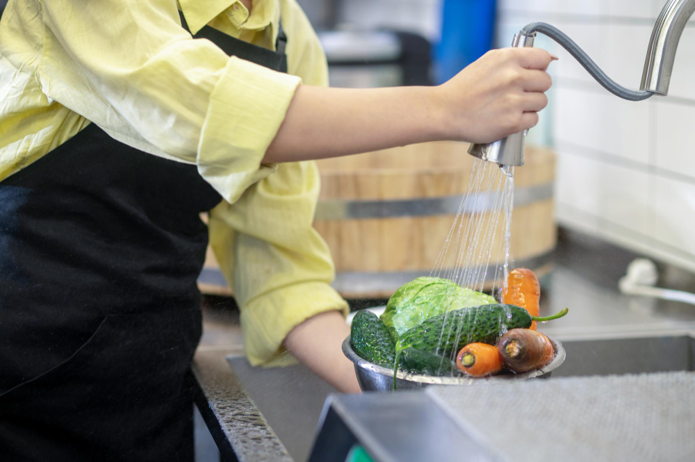 agua tratada alimentos